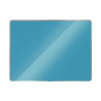 Tablica magnetyczna szklana 80x60 cm Cosy Leitz niebieski