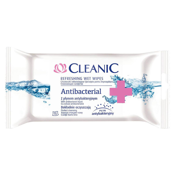 Chusteczki odświeżające Cleanic antybakteryjne