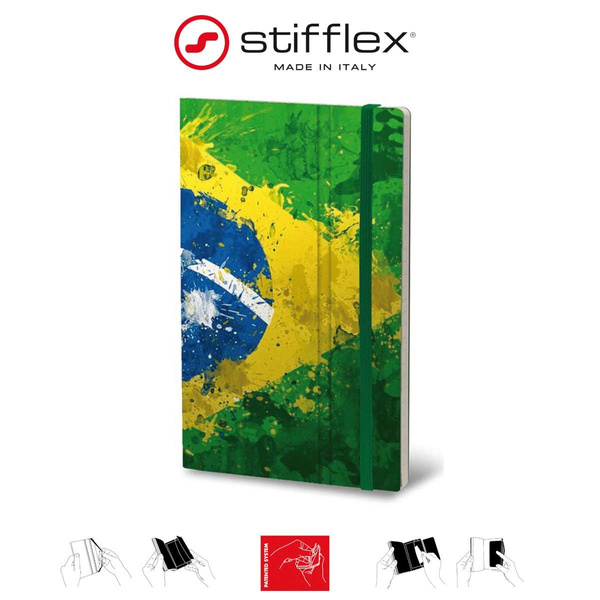 Notatnik Stifflex Brasil 13x21cm 192 strony