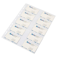 Koszulki na wizytówki A4 Donau krystaliczne