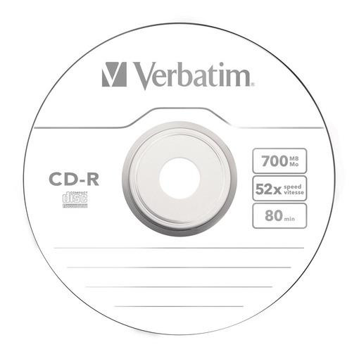 Płyta Verbatim CD-R 700MB slim