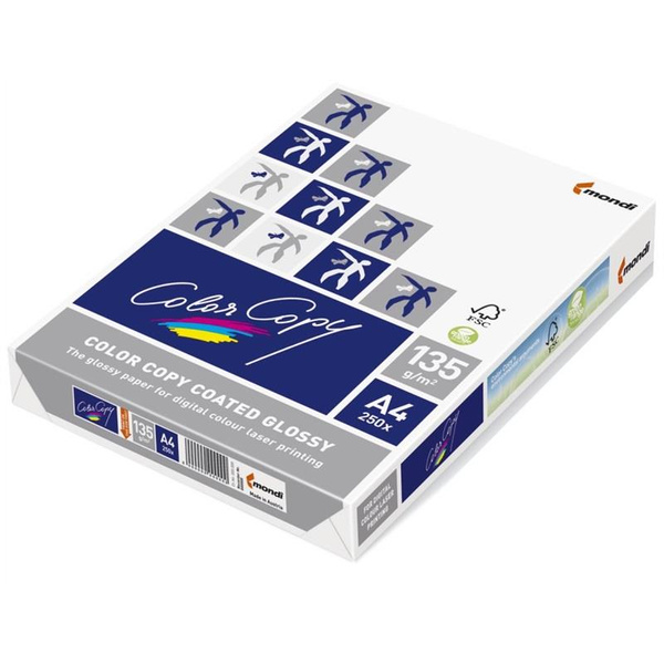 Papier ksero A4 135g Color Copy Coated Glossy powlekany dwustronnie 250 arkuszy