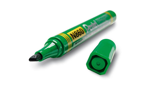 Marker permanentny Pentel N860 końcówka ścięta  zielony