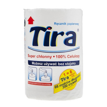 Ręczniki papierowe Tira - Super chłonne 100% celulozy