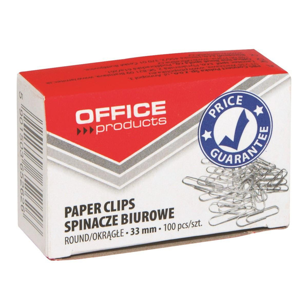 Spinacz biurowy 33mm Office Products