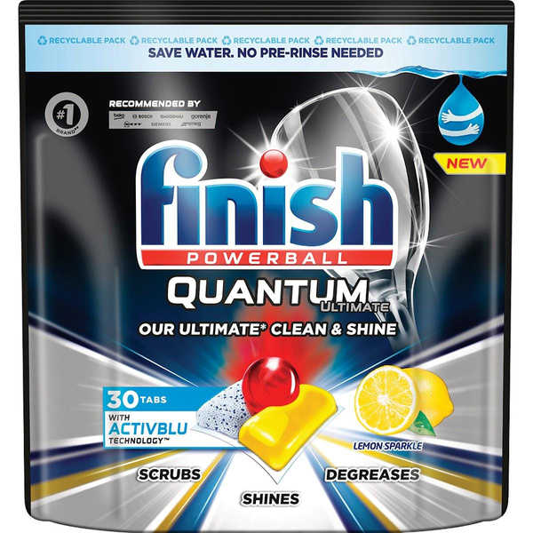 Tabletki do zmywarek Finish Quantum Ultimate Lemon 30 sztuk