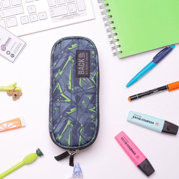 Piórnik saszetka BackUP A31 szary