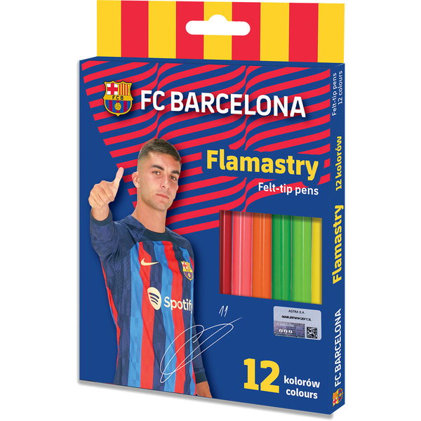 Flamastry Barcelona 12 kolorów