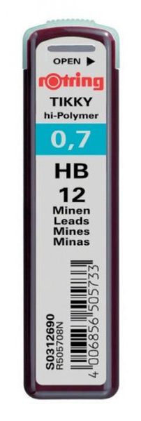 Grafity do ołówków Rotring Tikky 0.7mm HB