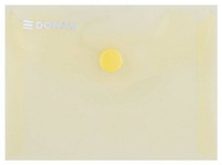 Teczka kopertowa na zatrzask Donau A7 plastikowa żółty