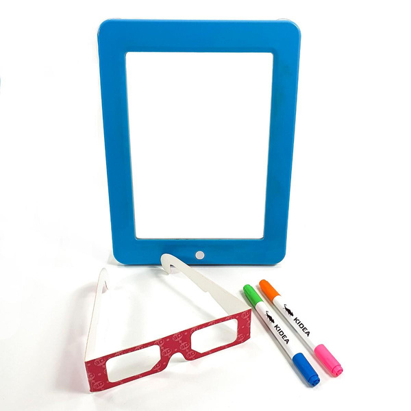 Tablica magiczna neonowa 3D Led Kidea Derform niebieska