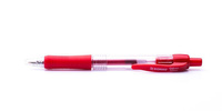 Długopis żelowy automatyczny Donau z wodoodpornym żelem czerwony