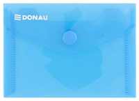 Teczka kopertowa na zatrzask Donau A7 plastikowa niebieski