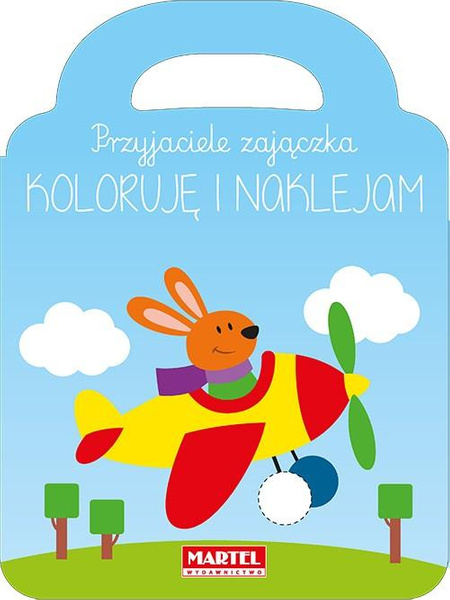 Kolorowanka Przyjaciele zajączka - Koloruję i naklejam