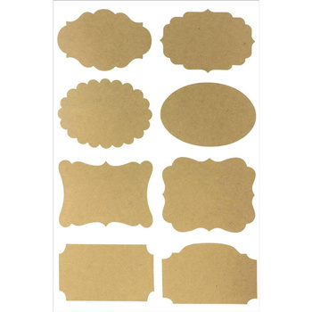 Etykiety samoprzylepne dekoracyjne kraftowe Argo