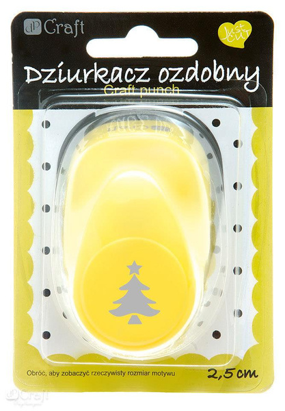 Dziurkacz ozdobny Choinka 2,5cm Dp Craft