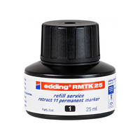 Tusz do uzupełniania markerów permanentnych retract 11 e-RMTK 25 Edding czarny