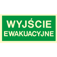 Znak TDC Wyjście ewakuacyjne