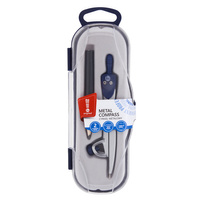 Cyrkiel szkolny z ołówkiem 5 elementów Memobe