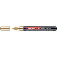 Marker lakierowy Edding końcówka okrągła 1-2mm złoty