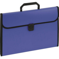 Aktówka Eagle z rączką i przekładkami 9112A niebieski