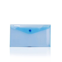 Teczka kopertowa na zatrzask Donau DL plastikowa niebieski