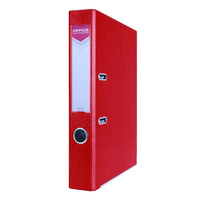 Segregator A4 wąski 55mm z szyną Office Products Officer czerwony