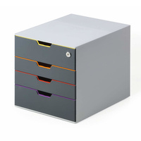 Pojemnik z szufladami zamykany na klucz Varicolor 4 Safe