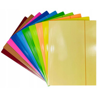 Teczka z gumką Kreska A4 lakierowana pastelowa