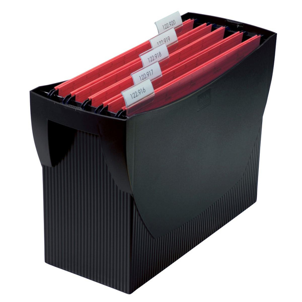 Pojemnik na teczki zawieszkowe Han Swing A4 czarny