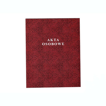 Teczka do akt osobowych Konfex T-04 bordowy