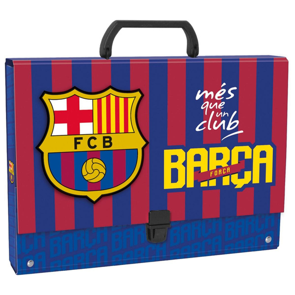 Teczka z rączką dla dzieci FC Barcelona