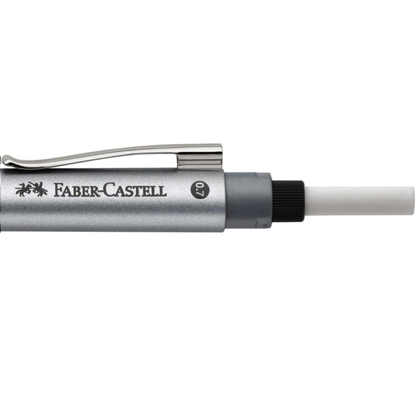 Ołówek automatyczny Faber Castell 2011 Grip 0.7mm srebrny