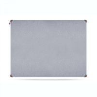 Tablica filcowa w ramie aluminiowej 120x90 cm Memobe Idea szara