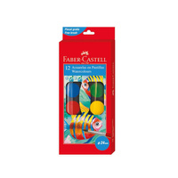 Farby akwarelowe 12 kolorów Faber Castell