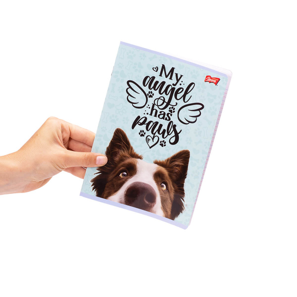 Zeszyt A5 w kratkę 16 kartek Dog Unipap