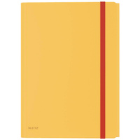 Teczka z gumką i kieszonką Leitz Cosy żółty