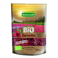 Żurawina suszona z sokiem jabłkowym Bio Bakalland 100g