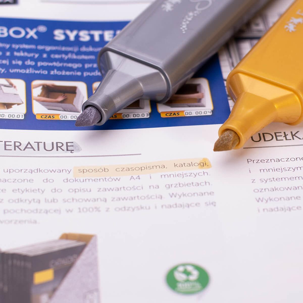 Zakreślacze metaliczne Faber Castell Textliner 1546 4 sztuki