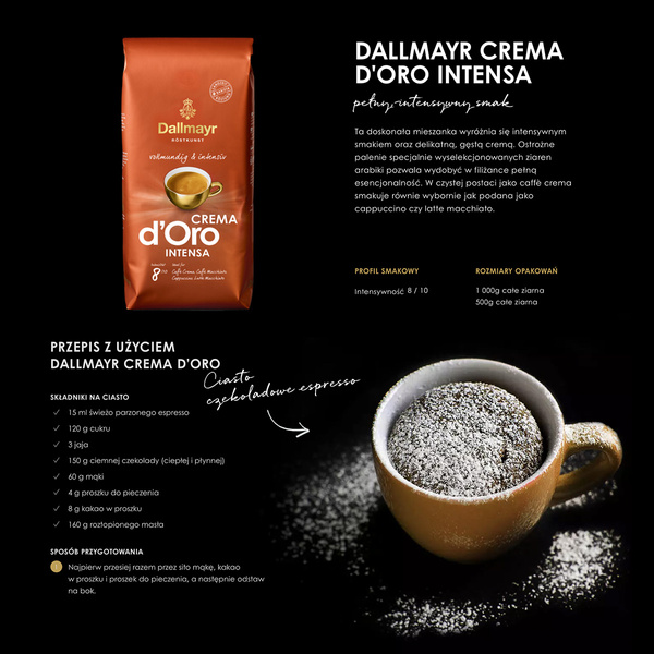 Kawa Dallmayr D'oro Crema Intensa ziarnista 1kg