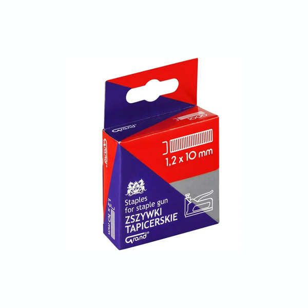 Zszywki do zszywacza tapicerskiego takera 1,2x10 Grand