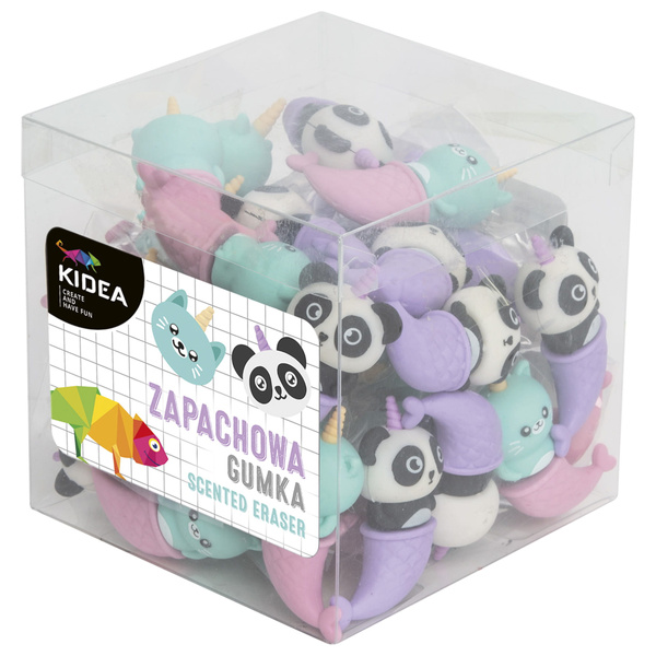 Gumka do mazania zapachowa kotek i panda Kidea