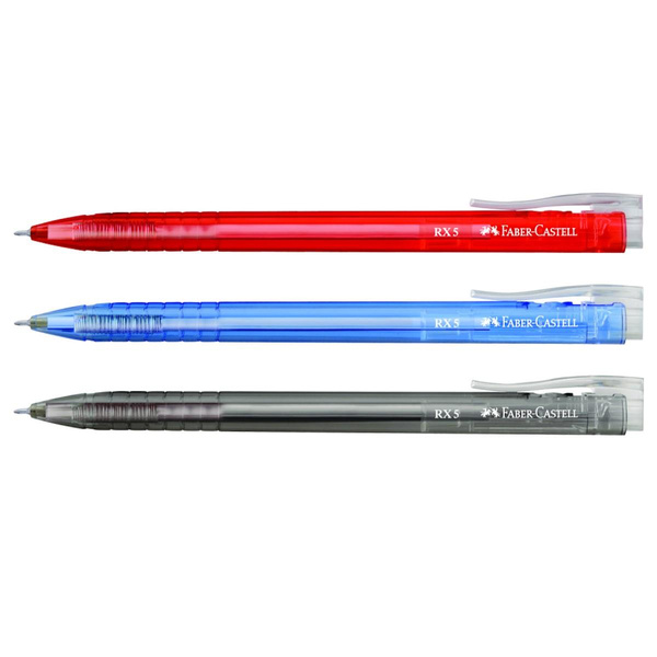 Długopis automatyczny Faber Castell RX7 0.5mm czerwony
