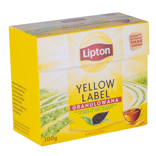 Herbata Lipton czarna granulowana 100g