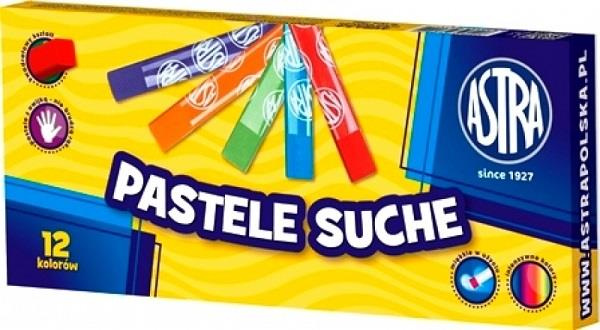 Pastele suche Astra 12 kolorów