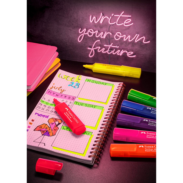 Zakreślacz Faber Castell Super Neon 1546 8 kolorów