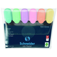 Zakreślacz Schneider Job Pastel 6 kolorów