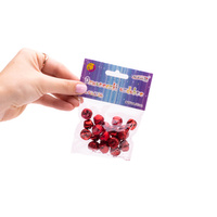 Dzwoneczki ozdobne czerwone Aliga