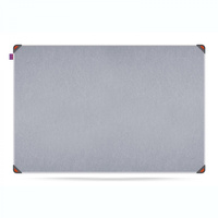 Tablica filcowa w ramie aluminiowej 90x60 cm Memobe Idea szara