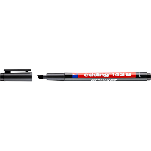 Foliopis Edding OHP - rozmiar B 1-3 mm końcówka ścięta czarny